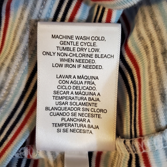 Tommy Hilfiger NWT Short Sleeve T-Shirt Ted, White. Blue, Gray Stripes S… - Picture 10 of 14